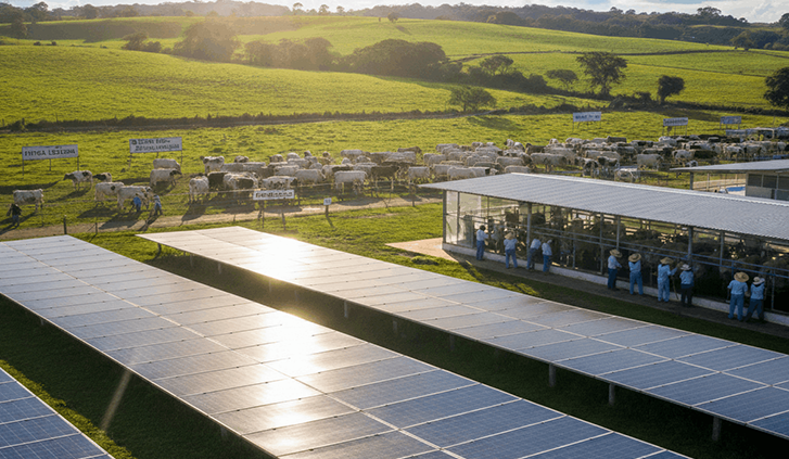 energía solar para el sector agropecuario en Colombia en finca productiva